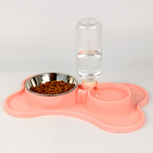 ชามอาหารสัตว์เลี้ยงแบบใส พลาสติก PP ทรงกลม กันลื่น สำหรับสุนัข ขายส่ง - Product Image 3
