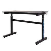 Saitu-Mesa de trabajo de instalación para juegos, escritorio de ordenador, oficina en casa, de Metal, ergonómico, para Gamer, nuevo modelo