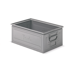 Fami Fami <b>Metal</b> Storage <b>Box</b> 27L 450x300x200Mm With Handles <b>Tool</b> Organizer Gray - Product Image 3