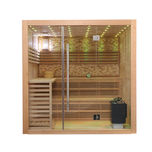 Sauna <span class=keywords><strong>di</strong></span> Lusso per Interni per 2 Persone, Personalizzabile, con Vapore Umido, Showroom, Sauna a Infrarossi, Dropshipping - Product Image 3