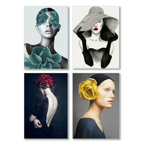 Affiche sur toile de modernisme, image de dos de <span class=keywords><strong>fille</strong></span> nue, mur de <span class=keywords><strong>chambre</strong></span> à coucher, décor d'art à la maison, peinture à l'huile sur toile, affiches et imprimés, photo d'art - Product Image 3