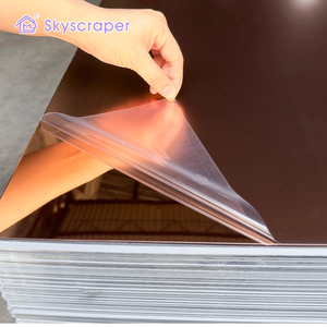 Abyss Mirror Publicité Lentille en plastique Miroir mille couches Miroir acrylique transparent <span class=keywords><strong>PS</strong></span> Demi-lentille Pièce Service de découpe personnalisé - Product Image 3