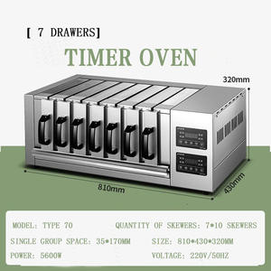 Parrilla de Barbacoa Tipo Cajón de Venta Directa de Fábrica, Parrilla de Barbacoa con Temporizador de Temperatura Constante, Parrilla de Barbacoa Interior para Centros Comerciales - Product Image 4