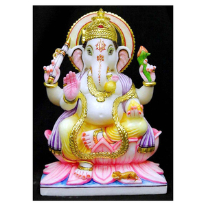 Marble Handmade God Ganesha Statue - Product Image 1