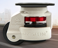 Roulettes pivotantes GD40S Footmaster, roulettes industrielles, roues de charge 60F80F100F150, réglage horizontal de la hauteur