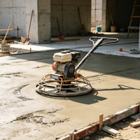 Machine à lisser les sols en ciment robuste, haute puissance, pour le lissage des surfaces routières et la finition du béton
