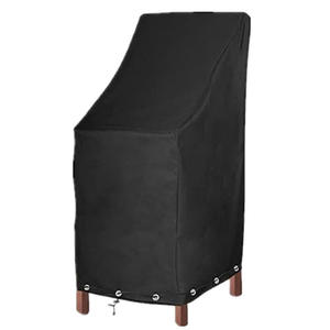 Oxford Cloth Outdoor <b>Bar</b> <b>Stool</b> Cover Stackable Patio Chair Cover with Perforations - Product Image 1