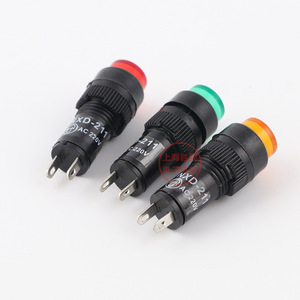 Nxd-211 Signal Indicator Light 10mm Dc12V Ac220V <b>Red</b> Yellow Green Led Status Lamp For Industrial Use - Product Image 3