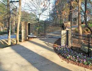 Portail décoratif en <span class=keywords><strong>fer</strong></span> <span class=keywords><strong>forgé</strong></span>, portail principal en <span class=keywords><strong>fer</strong></span>, 20' en acier galvanisé, double <span class=keywords><strong>porte</strong></span>, motif cerf, clôture, treillis, portails - Product Image 5