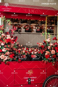 Vente directe d'usine de crème glacée vente de voiture décoration de mariage affichage Champagne panier toile de fond - Product Image 6