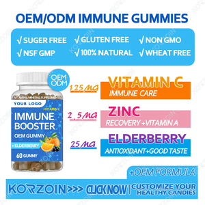 Suplemento Vitamínico e Mineral OEM de Marca Própria com Sabugueiro para Suporte Imunológico, com Cálcio, Magnésio e Zinco para Adultos - Product Image 2