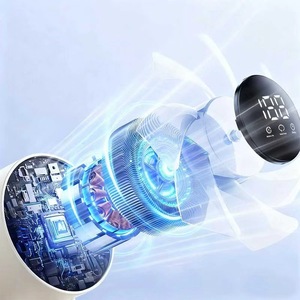 3600mAh có thể sạc lại Clip Fan với dao động USB Type-C sạc 4 tốc độ cài đặt và hẹn giờ cho đa cảnh - Product Image 4