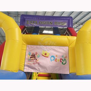 Đôi làn nhảy khô <span class=keywords><strong>Inflatable</strong></span> Bouncer trượt <span class=keywords><strong>Combo</strong></span> với Blower PVC Đảng cho thuê bao gồm bộ dụng cụ sửa chữa - Product Image 3