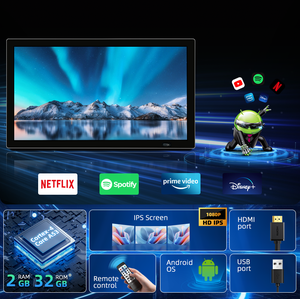 Moniteur de bus OEM à bas prix, écran publicitaire HD 22 <span class=keywords><strong>pouces</strong></span>, <span class=keywords><strong>TV</strong></span> de toit rabattable Android pour bus touristique urbain - Product Image 2