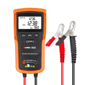 RuoShui 3025 Battery Tester 12V 24V Analyzer 100 to 1700 CCA Car Battery Tester