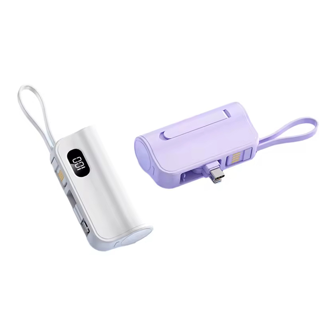 **Mini Capsule Power Bank | Pocket-Sized Travel Battery for Emergency Smartphone Charging Power Bank