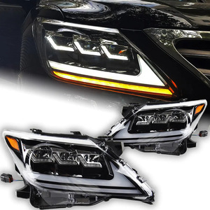 Ensemble de phares adapté aux modèles Lexus LX570 2012-2015 ; phares de voiture modifiés en trois dimensions. - Product Image 1