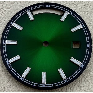 Cadran de montre lumineux vert personnalisé de 31 mm, pièces de rechange modifiées compatibles avec le mouvement Miyota 8285 - Product Image 3