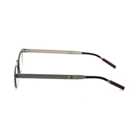 Honkan 2025 Lunettes de lecture pliables en métal argenté anti-lumière bleue avec étui à ouverture automatique pour hommes et femmes