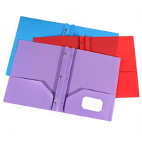 BoYing A4 PP Classeur de présentation et organiseur de documents multi-poches à 3 trous avec logo personnalisé pour le bureau, l'école et le rangement professionnel