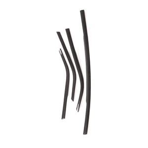 Real Carbon Fiber <span class=keywords><strong>Car</strong></span> Inner Porta Braço Painel Guarnição Tampa Anti-Scratch para Audi A8 2018-2021 Acessórios Interior do Carro - Product Image 5