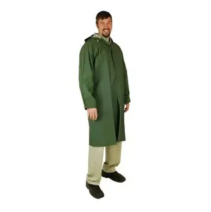 Fabriek Fabrikant Prijs Outdoor Werk Waterdichte Regenjas Heavy Duty Pvc Polyester Regenjas Voor Mannen