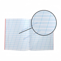 Cahier d'exercices format A5, reliure agrafée, qualité supérieure, design élégant et moderne, impression claire des pages intérieures, logo personnalisé