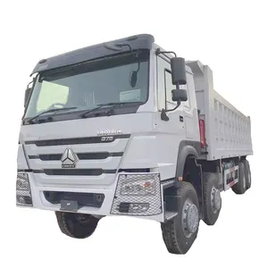 Used Sinotruk Howo 8 X 4 Camion 30cbm 35cbm Cargo Truck 8*4 12 Wheels 60ton Sinotruck Dump Truck For Sale