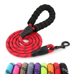 Commercio all'ingrosso durevole guinzaglio per cani di medie dimensioni manico in Neoprene 1.5m personalizzato in Nylon riflettente per animali domestici nastro di piombo prezzo basso - Product Image 3