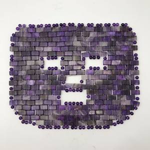 أفضل سعر من حجر اليشم للاسترخاء أثناء النوم قناع وجه كامل قناع وجه مخصص من حجر الجمشت الطبيعي قناع وجه - Product Image 1