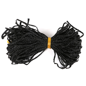 Bajo precio al por mayor 28 "50g Color sólido Extensiones de cabello trenzado recto Sintético Zizi Crochet Box Trenzas para looks bohemios - Product Image 4