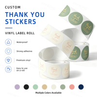 Rouleau d'étiquettes autocollantes en vinyle PVC personnalisé, résistant à l'eau et à l'huile, pour l'emballage des produits