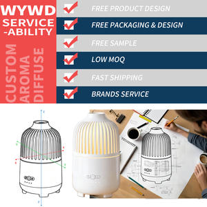 Huiles essentielles Amazon brume ultrasonique Simulation 3D effet <span class=keywords><strong>de</strong></span> flamme bleue humidificateurs d'air diffuseurs d'arôme - Product Image 6