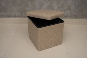 เก้าอี้ไม้พับได้ทันสมัย เฟอร์นิเจอร์ห้องนั่งเล่น กล่องเก็บของ - Product Image 4