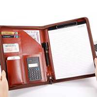 Carpeta Portadocumentos de Cuero PU Personalizada para Negocios, A4/A5, para Sublimación, con Bloc de Notas, Carpeta de Archivos, Portafolio