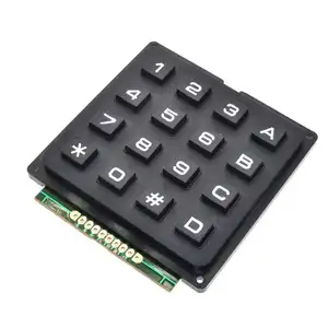 12 teclas 16 teclas 4*3 teclado interruptor de película delgada 4*4 matriz teclado programa dispositivo de control de señal para Arduino