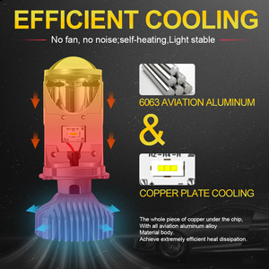 Projecteur LED <span class=keywords><strong>H4</strong></span>, éclairage jaune ambre, canbus H7, phare de voiture avec 3 couleurs, livraison gratuite, 2020 - Product Image 5