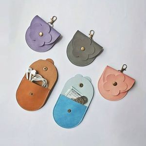 Vintage Flower Coin Purses <b>Mini</b> Wallet <b>Pouch</b> for Women PU Leather Pocket-Sized Change Purse - Product Image 2