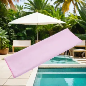 Factory Direct Microfiber Rectangle Jumbo Beach Towel With Custom Print Girls' Hooded Poncho Swim Beach Towel