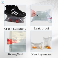 Sac de transport pour poissons vivants personnalisé, sac à oxygène gonflable, sac d'emballage étanche et recyclable pour la livraison de fruits de mer, crevettes et poissons