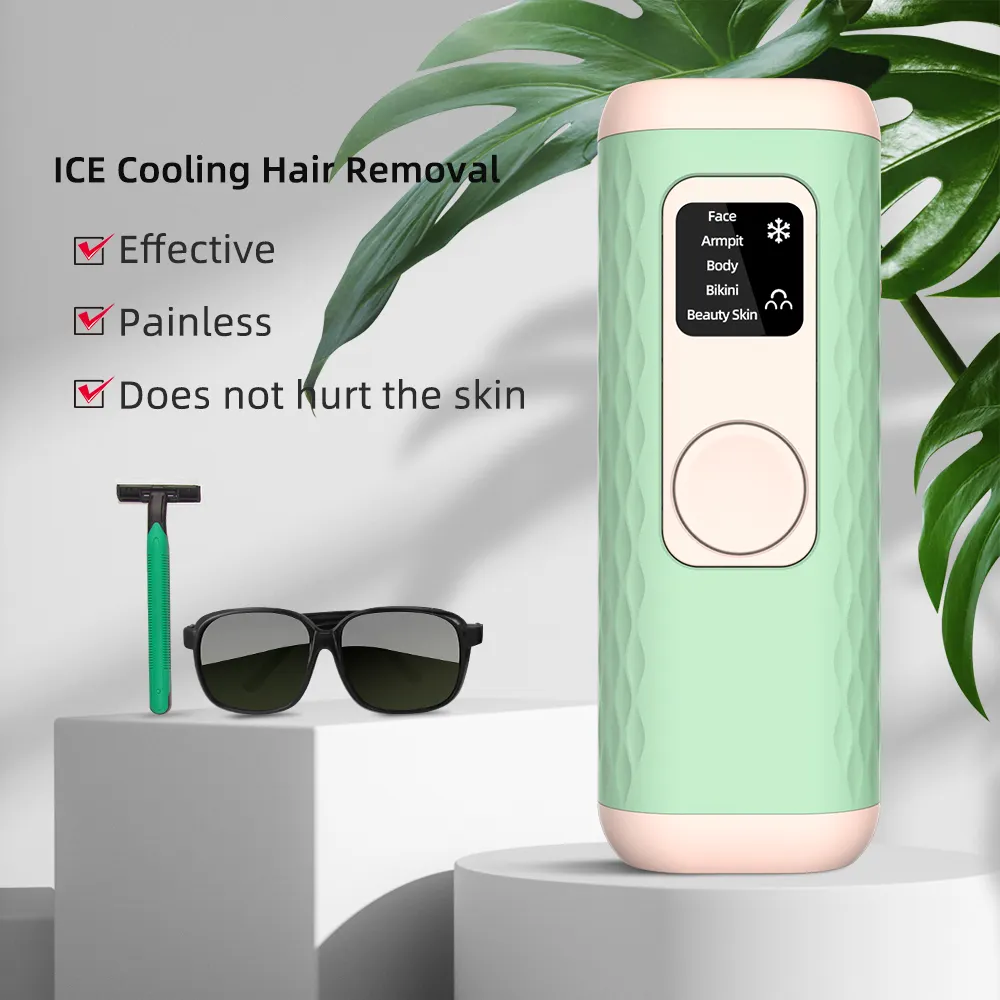 Best sellers 2024 OEM LOGO Permanent Cool IPL Hair Removal For Woman Home Use Handheld IPL Hair Removal Device