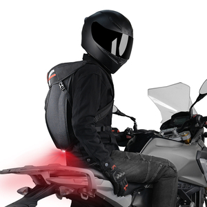 <span class=keywords><strong>Mochila</strong></span> para Casco <span class=keywords><strong>MOTOCENTRIC</strong></span> de Gran Capacidad con Luz Estroboscópica, Bolsa Deportiva para Motocicletas, Alforjas con Luz de Advertencia - Product Image 1
