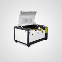 Machine de gravure Laser Co2 de bureau, bricolage 4060 6040 pour cuir en caoutchouc acrylique