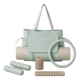 Kit de Pilates Premium Todo en Uno con Bolsa de Transporte Multibolsillos, Tapete de Yoga, Anillo de Pilates, Mancuernas y Pesas de Muñeca para Fitness - Product Image 1