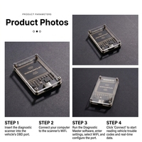 Escáner de Diagnóstico OBDII USB Estable para PC y Android |   Chip PIC18F25K80 |   Lector de Códigos V1.5 con Cable, Sin Bluetooth