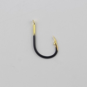 50 hameçons en acier à haute teneur en carbone pour carpe crucian, dents de fantôme noires et dorées, pour gros poissons, snapper, hameçons barbelés en vrac - Product Image 4
