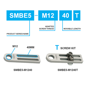 Mechanische Vinger Cilinder Grijper Hardware Beugel Armatuur Accessoire Hand Glijdende Vaste Beugel Schroefdraad Smbe5 Actuator - Product Image 2
