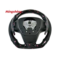 Volant et palettes de changement de vitesse en fibre de carbone forgée rose personnalisées 2013-2019, ajustement personnalisé pour Cadillac ATS-V CTS-V