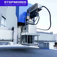 Machine de découpe à couteau oscillant tangentiel CNC automatique StepMores 6090 à moteur pour tissu, cuir et papier