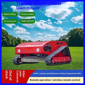 Tondeuse à gazon télécommandée entièrement automatique, tout-terrain, sur chenilles, débroussailleuse, approvisionnement ponctuel, haute puissance, artefact d'ouverture des terrains - Product Image 1